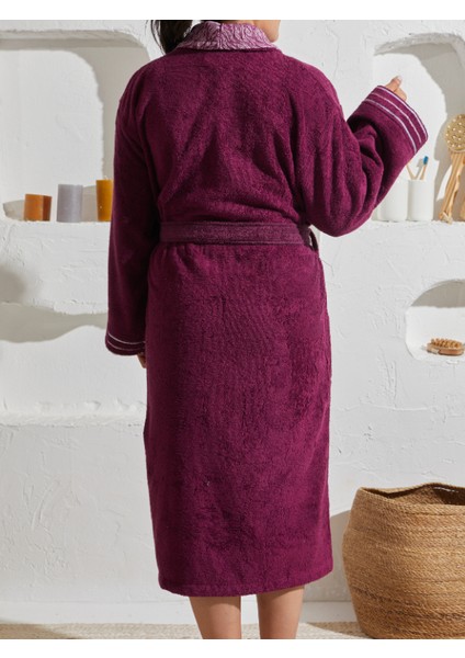 %100 Pamuk Özel Tasarım Ekstra Yumuşak Şalyaka Kadın Bornoz fırsatları