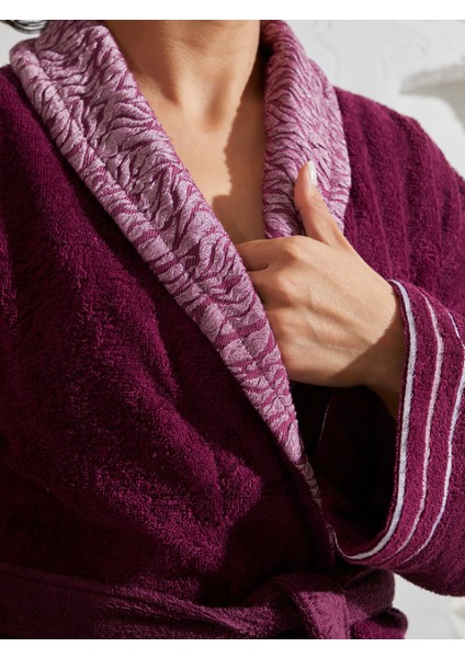 %100 Pamuk Özel Tasarım Ekstra Yumuşak Şalyaka Kadın Bornoz indirimleri