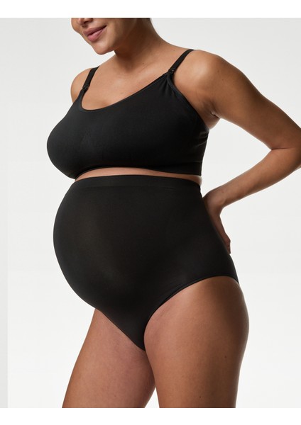 3'lü Dikişsiz Full Brief Hamile Külot Seti