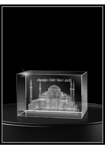 3D Kristal Ayasofya Camii