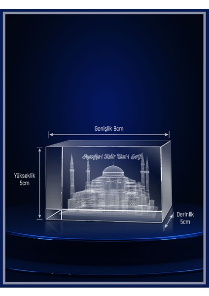 3D Kristal Ayasofya Camii
