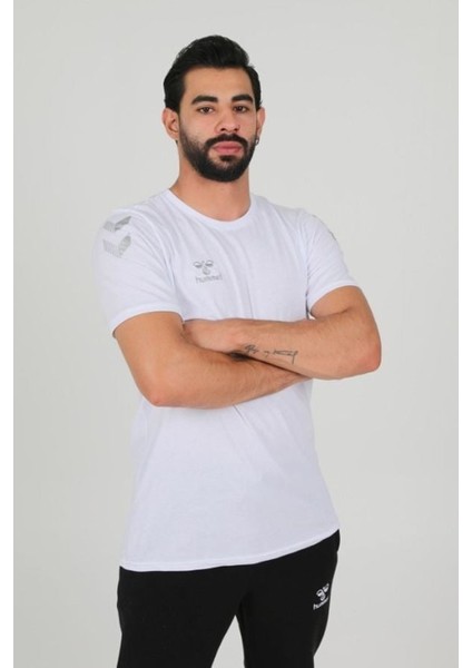 Armin Pamuklu Antrenman Tişört Beyaz S