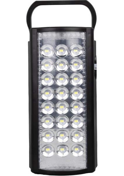 Telefon Şarj Edebilen 24 Ledli Çok Fonksiyonlu Şarjlı Işıldak Powerbank Özellikli Kamp Aydınlatması Lambası