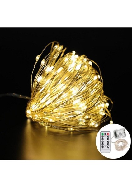 Bys Home 10 Metre Pil Ile Çalışan Peri Tel LED Işık Kumandalı Animasyonlu Pilli LED Çok Amaçlı Aydınlatma fiyatları