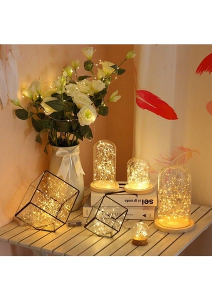 Bys Home 10 Metre Pil Ile Çalışan Peri Tel LED Işık Kumandalı Animasyonlu Pilli LED Çok Amaçlı Aydınlatma fırsatları