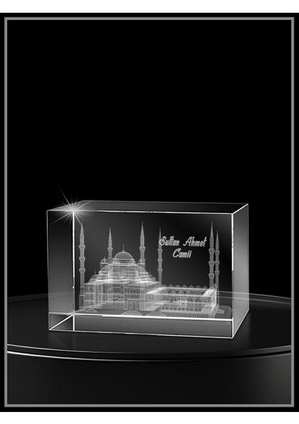3D Kristal Sultanahmet Camii