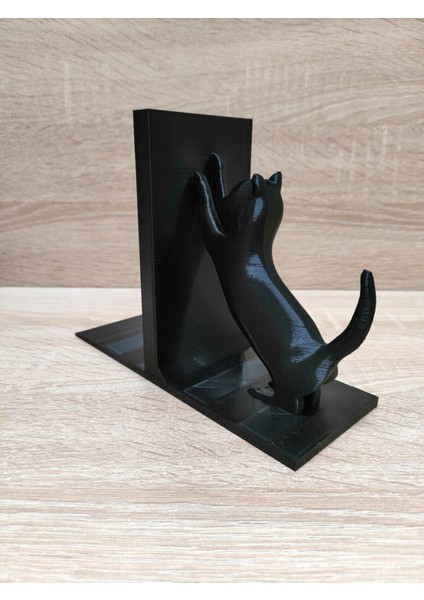 Kedi Kitaplık Kitap Desteği Kitap Tutucu (Kitap Desteği)