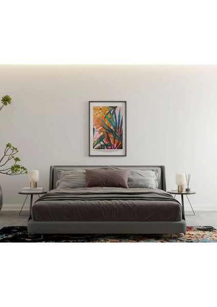 Bitki ve Ağaç Figürlü Dijital Baskı Tablo - Dekoratif Duvar Sanatı modelleri