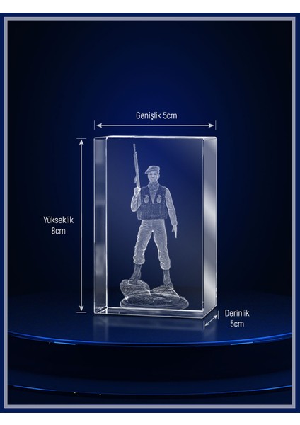 3D Kristal Komando modelleri