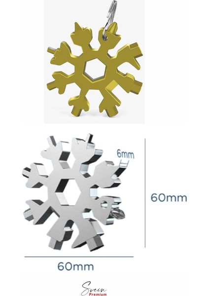Çok Amaçlı Metal Kar Tanesi Tornavida Seti Taşınabilir Pratik Alyan Takımı 18 In 1 Anahtarlık Açıcı indirimleri