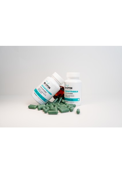 Saç ve Tırnak Vitamini - Biotin, Keratin, Çinko ve At Kuyruğu Ekstraktı Içeren Saç Vitamini Desteği