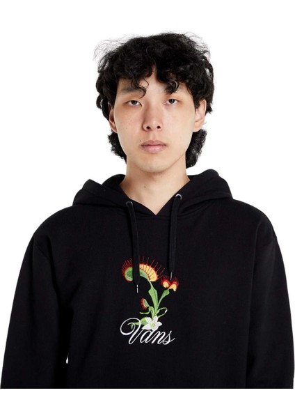 Fatal Floral Pullover Siyah Hoodie