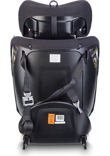 Ultimate 360 ° Dönebilir Yatabilir 0-36 Kg Deri Oto Koltuğu ISOFIX/SIP/LATCH Siyah