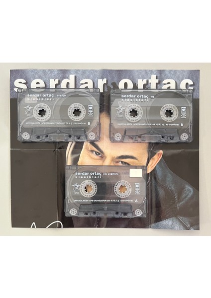 Serdar Ortaç Klasikleri 3 Kasetli Posterli Kaset Seti  (Orjinal Dönem Kaset)