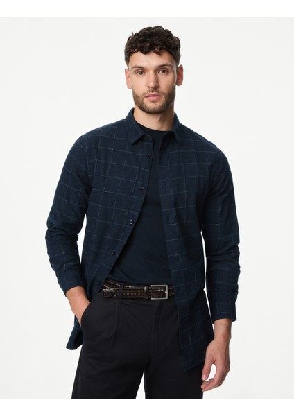 Saf Pamuklu Regular Fit Gömlek