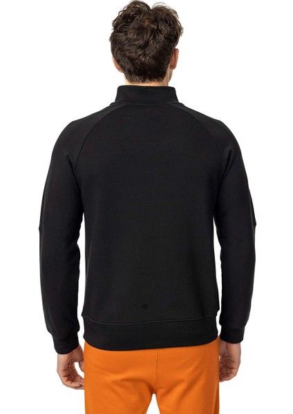 Stefan M Erkek Black Sweatshırt M25STEFANM-3U6