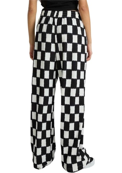 Benton Checker Easy Pant Kadın Damalı Pantolon