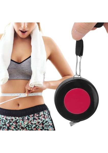 Askılı Otomatik Mezura Rondo Otomatik Mezura 150 cm Vücut Ölçüm Mezurası Askılı Ipli indirimleri