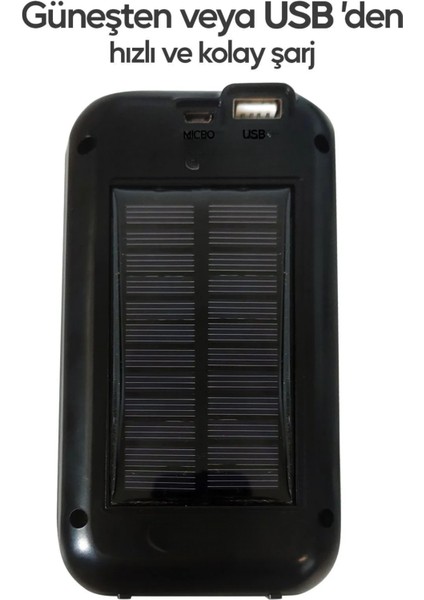 Güneş Panelli Handy Power Bank Özellikli Fener Işıldak 32 Süper Smd Ledli El Feneri Ev Kamp Outdoor Aydınlatma fırsatları