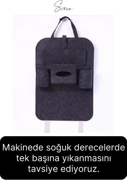 Oto Koltuk Arkası Organizer Düzenleme Çok Gözlü Istifleme Depolama Oto Kılıf Keçe Dayanıklı Cepli fırsatları