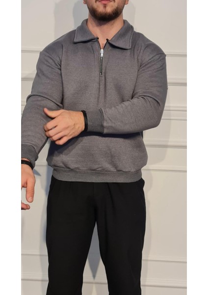 Yarım Fermuarlı Sweatshirt modelleri