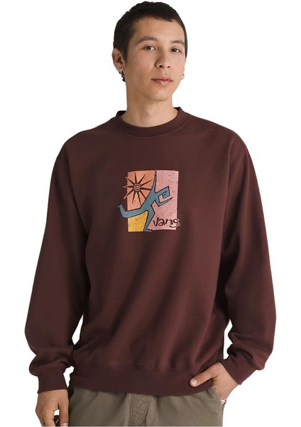 Style Guy Loose Crew Erkek Kahverengi Sweatshirt fiyatları