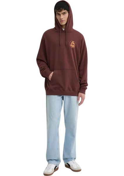 Thumb Logo Loose Po Erkek Kahverengi Sweatshirt fırsatları