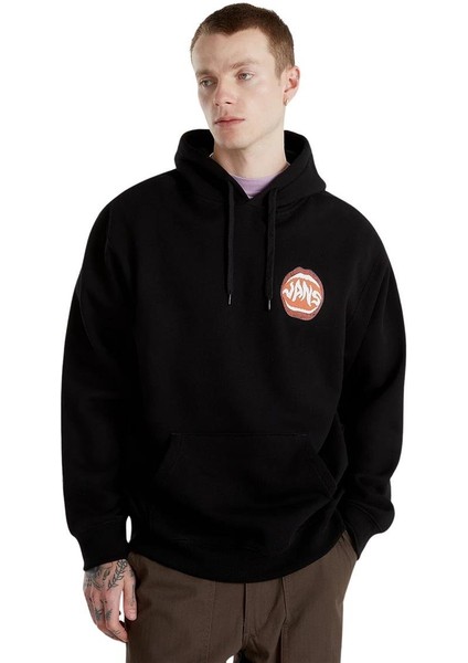 Og Open Mouth Loose Po Erkek Siyah Sweatshirt modelleri