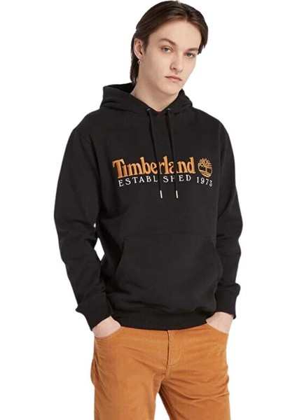 Established 1973 Embroidery Logo Brush B Erkek Sweatshirt fırsatları