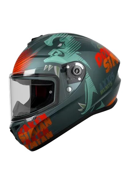 Axxıs Draken S Sımıan B4 Matt Fluo Orange