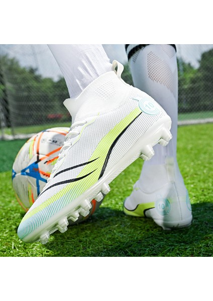 Erkek Çocuk Futbol Ayakkabıları Fg/ag Futbol Ayakkabıları Kaymaz Kramponlar Antrenman Çim Ayakkabıları (Yurt Dışından) fırsatları