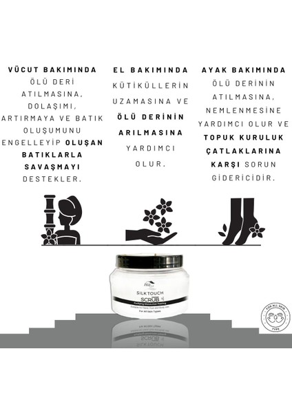 Yenileyici Ve Yoğun Nemlendirici, Batık Giderici Scrub El Ayak Vücut Peeling modelleri