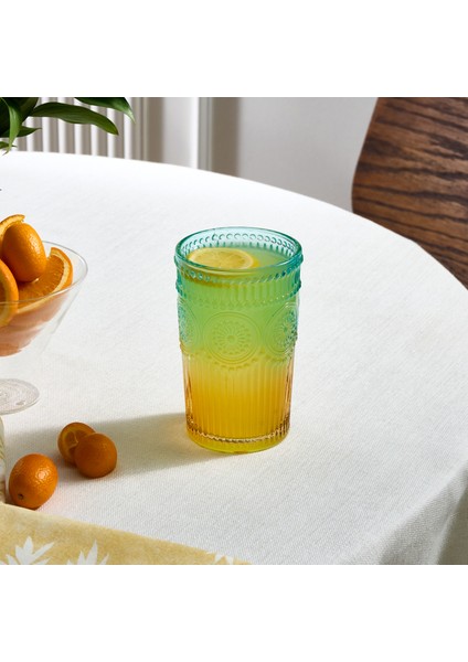 Sunflower Meşrubat Bardağı - Mavi Sarı - 332 ml fiyatları