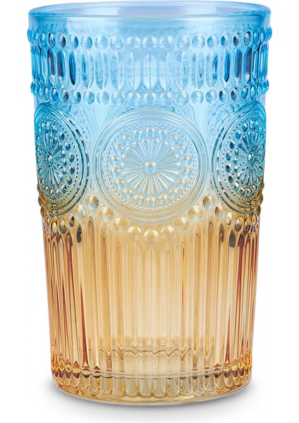 Sunflower Meşrubat Bardağı - Mavi Sarı - 332 ml fırsatları