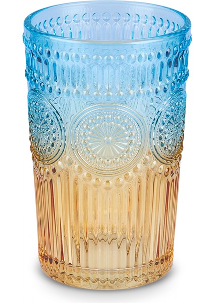 Sunflower Meşrubat Bardağı - Mavi Sarı - 332 ml indirimleri