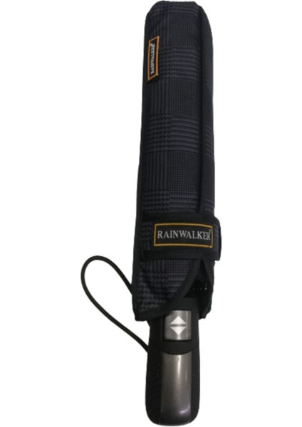 Gri Unisex Şemsiye Rainwalker258, dayanıklı dokuma kumaş ile kullanışlı ve şık