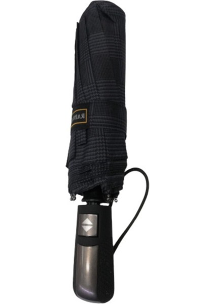 Gri Unisex Şemsiye Rainwalker258, dayanıklı dokuma kumaş ile kullanışlı ve şık