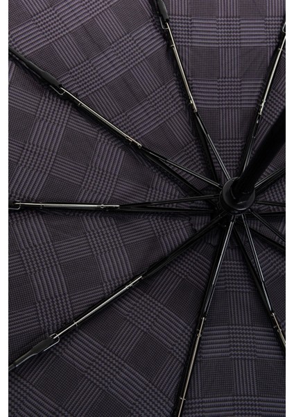 Gri Unisex Şemsiye Rainwalker258, dayanıklı dokuma kumaş ile kullanışlı ve şık