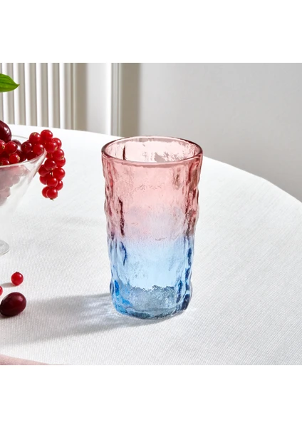 Glacier Meşrubat Bardağı 383 ml Pembe