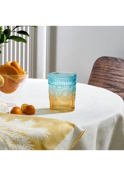 Sunflower Su Bardağı 250 ml Mavi Sarı