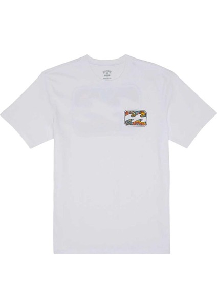 Crayon Wave Ss Beyaz Çocuk T-Shirt