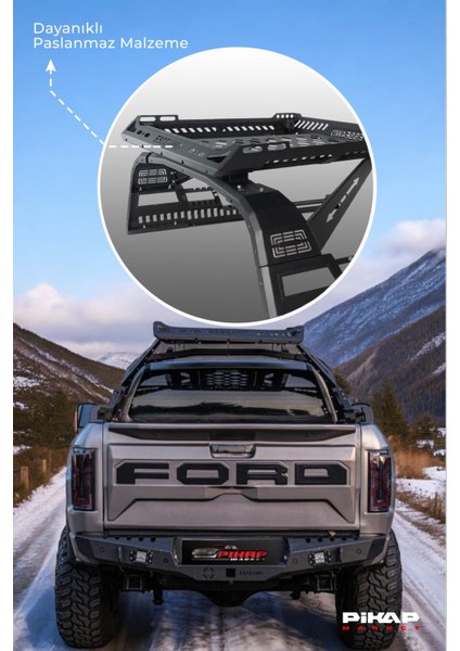 Toyota Hilux Uyumlu Sepetli Rollbar