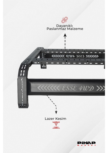 Mitsubishi L200 Uyumlu Çadır Rollbar