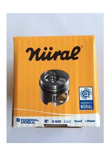 Nüral 8770705040 Piston, Segman