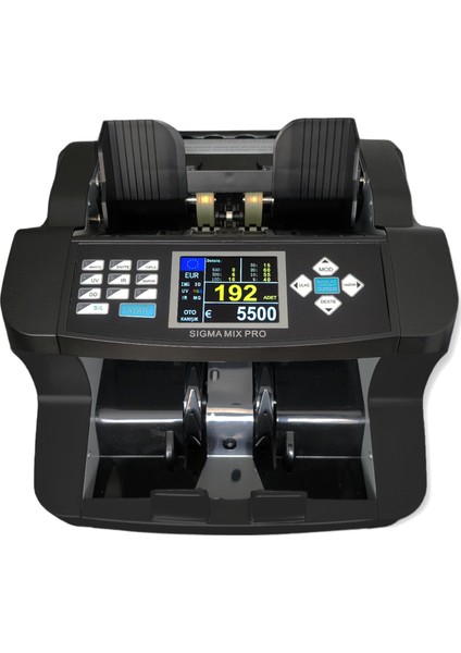 Mix Pro Tl,€,$,£,SYP Geçersiz Banknot Kontrollü Profesyonel Sayım Para Sayma Makinesi