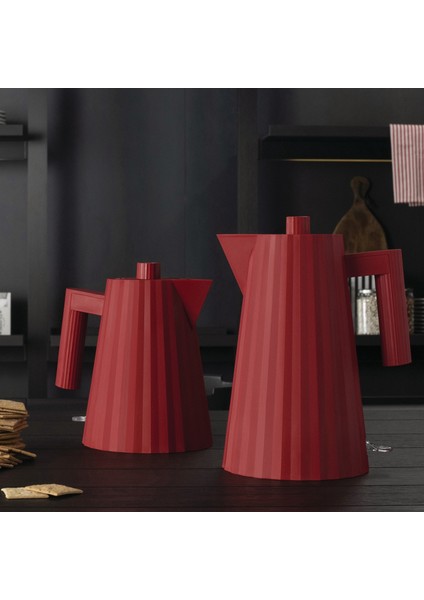 Plisse Elektrikli Kettle 1 L Kırmızı fiyatları