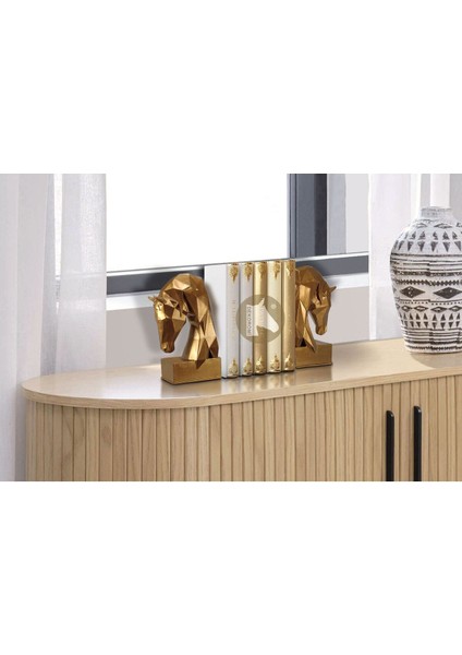 Dekoratif At Kitap Tutucu Biblo Heykel fiyatları