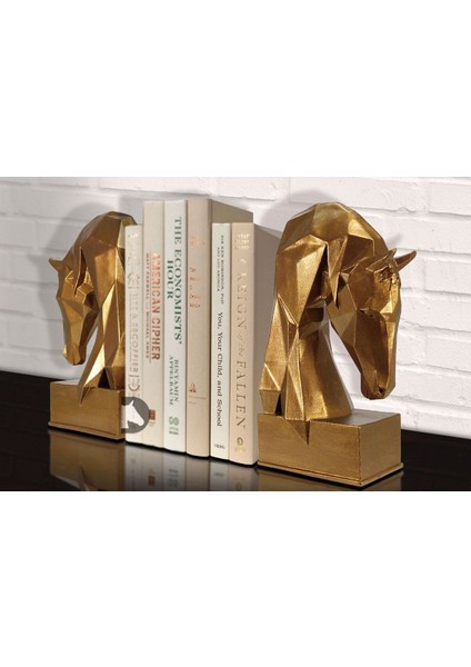 Dekoratif At Kitap Tutucu Biblo Heykel modelleri