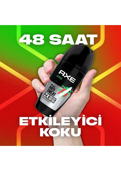 Erkek Roll On Deodorant Africa 50 ml X2