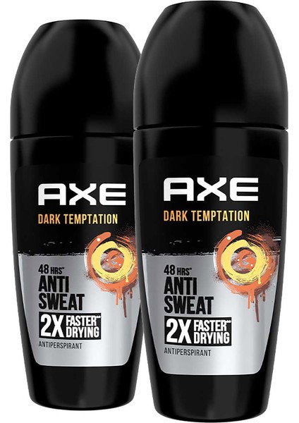 Erkek Roll On Deodorant Dark Temptation 50 ml X2